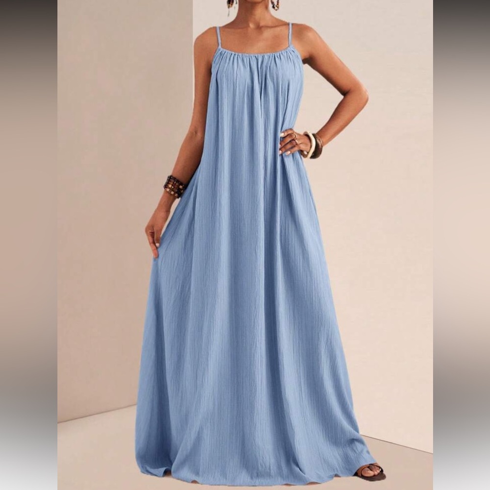 Elegant White Maxi Dress - Picture 9 of 16